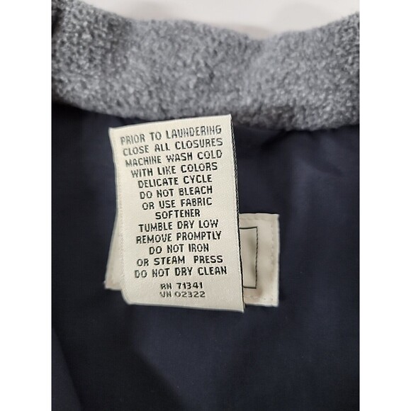 L.L. Bean Winter Vest Fleece Lined Nylon Ski Black Womens Size Medium EUC - Picture 7 of 8